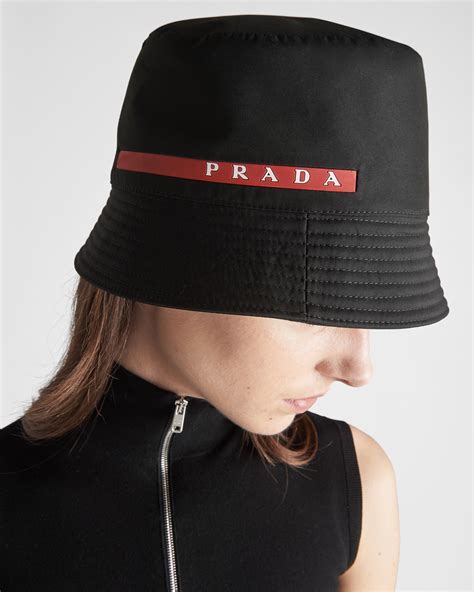 black prada hat.